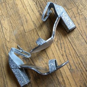 Madden Girl Beelaa Silver Heels